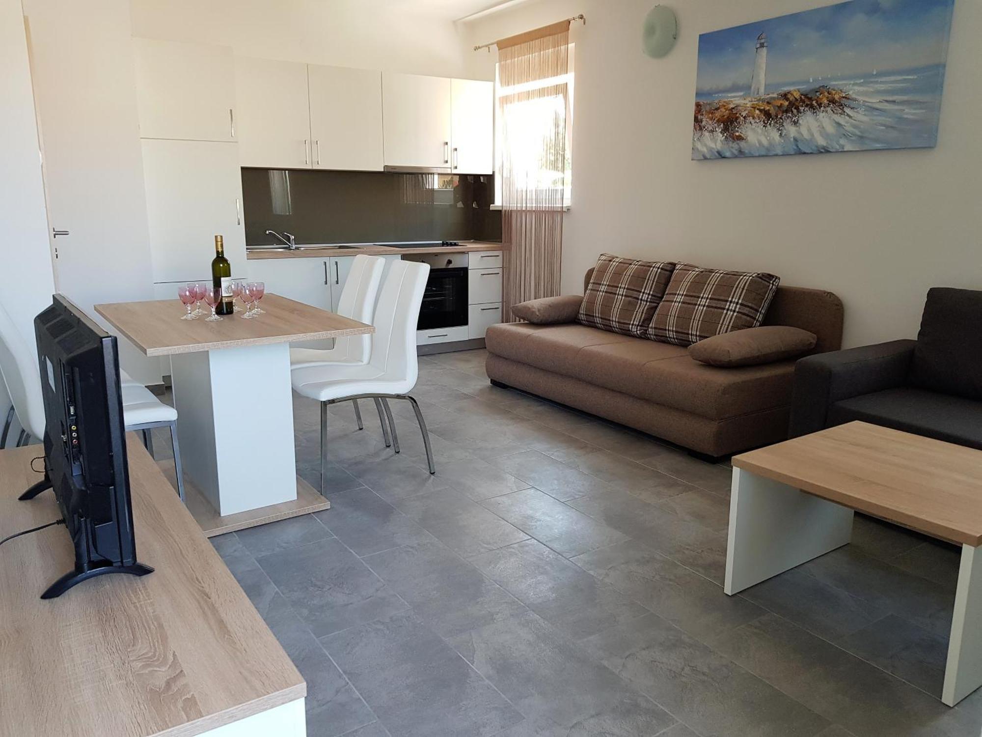 Summer Holiday Apartments Novalja Rum bild